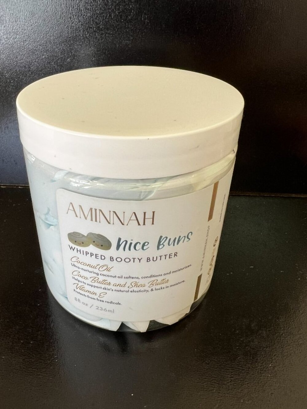 Aminnah Nice Buns Whipped Booty Butter 8oz New
